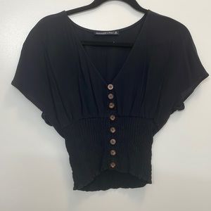 Abercrombie and Fitch short sleeve blouse